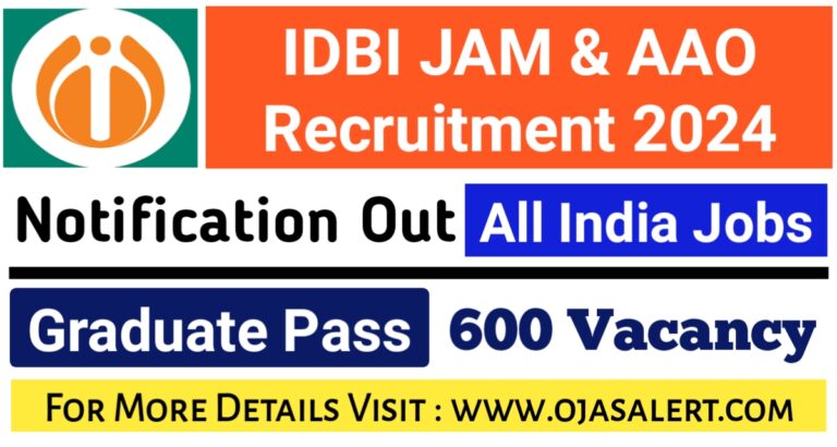 IDBI Bank Recruitment 2024: Apply for JAM and AAO Posts